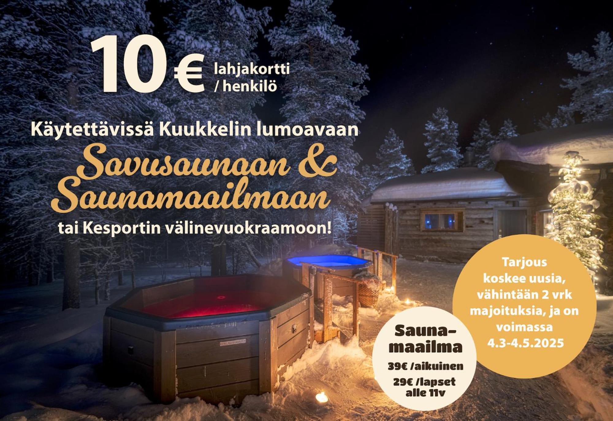 Kuukkeli Saariselkae Inn Bagian luar foto